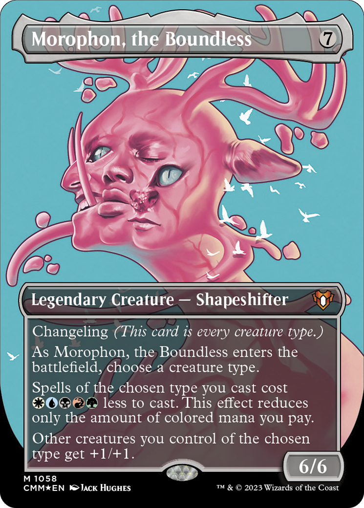 Morophon, the Boundless (CMM-1058) - Commander Masters (Borderless) Foil