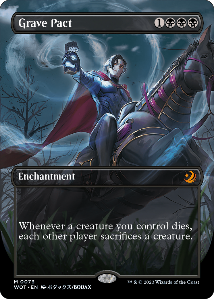Grave Pact (WOT-073) - Wilds of Eldraine: Enchanting Tales (Borderless) Foil