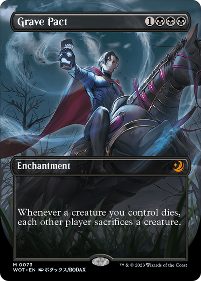 Grave Pact (WOT-073) - Wilds of Eldraine: Enchanting Tales (Borderless) Foil
