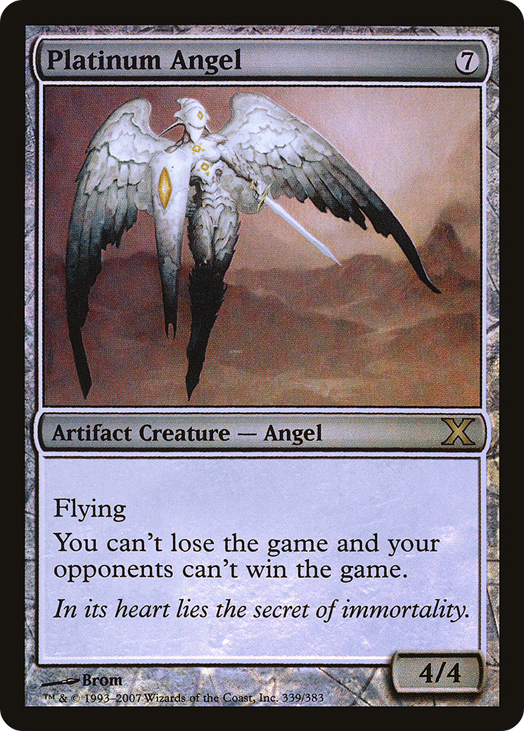Platinum Angel (10E-339â˜…) - Tenth Edition Foil