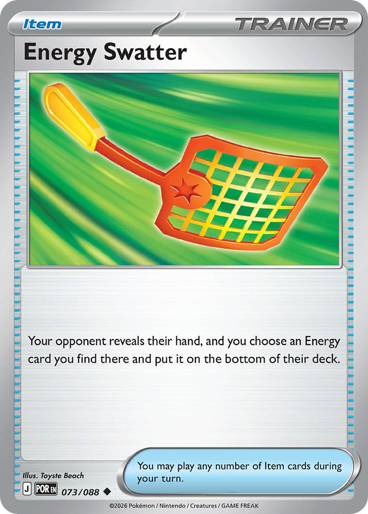 Energy Swatter - 073/088 - Uncommon [me03-073] [Non-Holo]