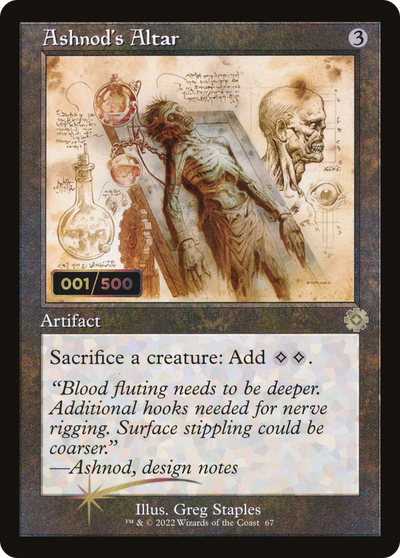Ashnod's Altar (BRR-67Z) - The Brothers' War Retro Artifacts Foil