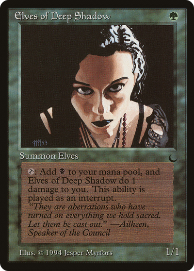 Elves of Deep Shadow (DRK-076) - The Dark