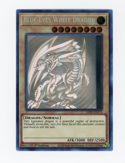 Blue-Eyes White Dragon — Ghost Rare|1st Edition — ID 17475