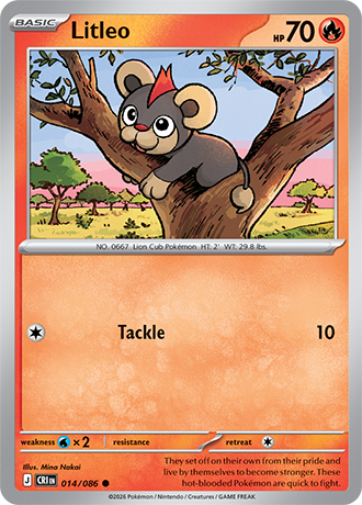 Litleo - 014/086 - Common [me04-014] [Non-Holo]