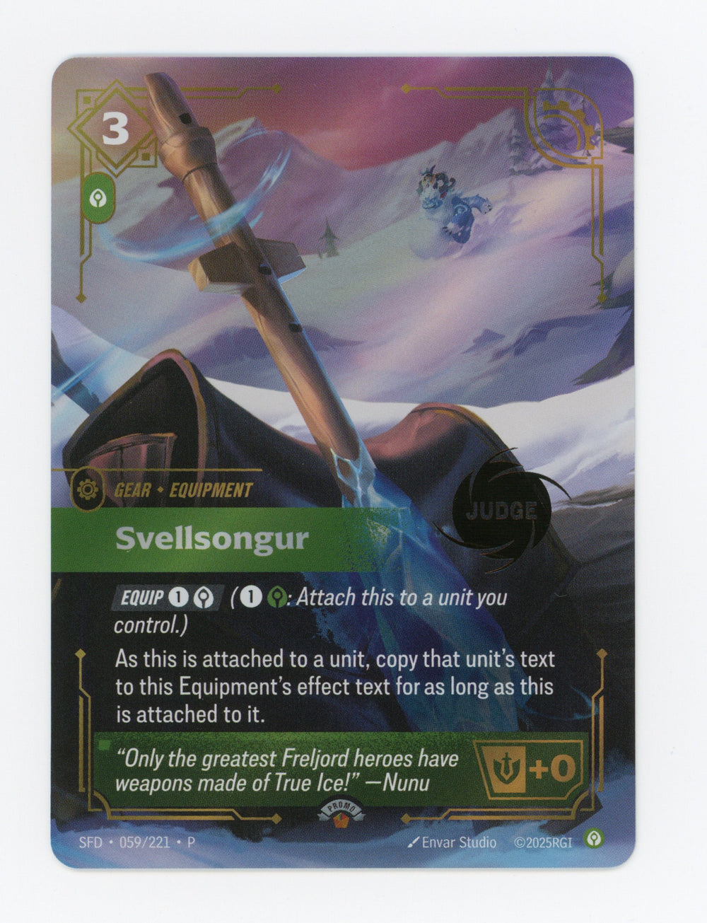 Svellsongur — Foil — ID 17718