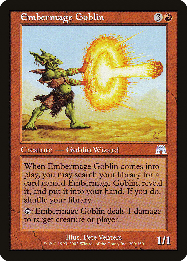 Embermage Goblin (ONS-200) - Onslaught Foil