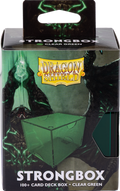 Dragon Shield Strongbox Deck Case - 100+ - Clear Green