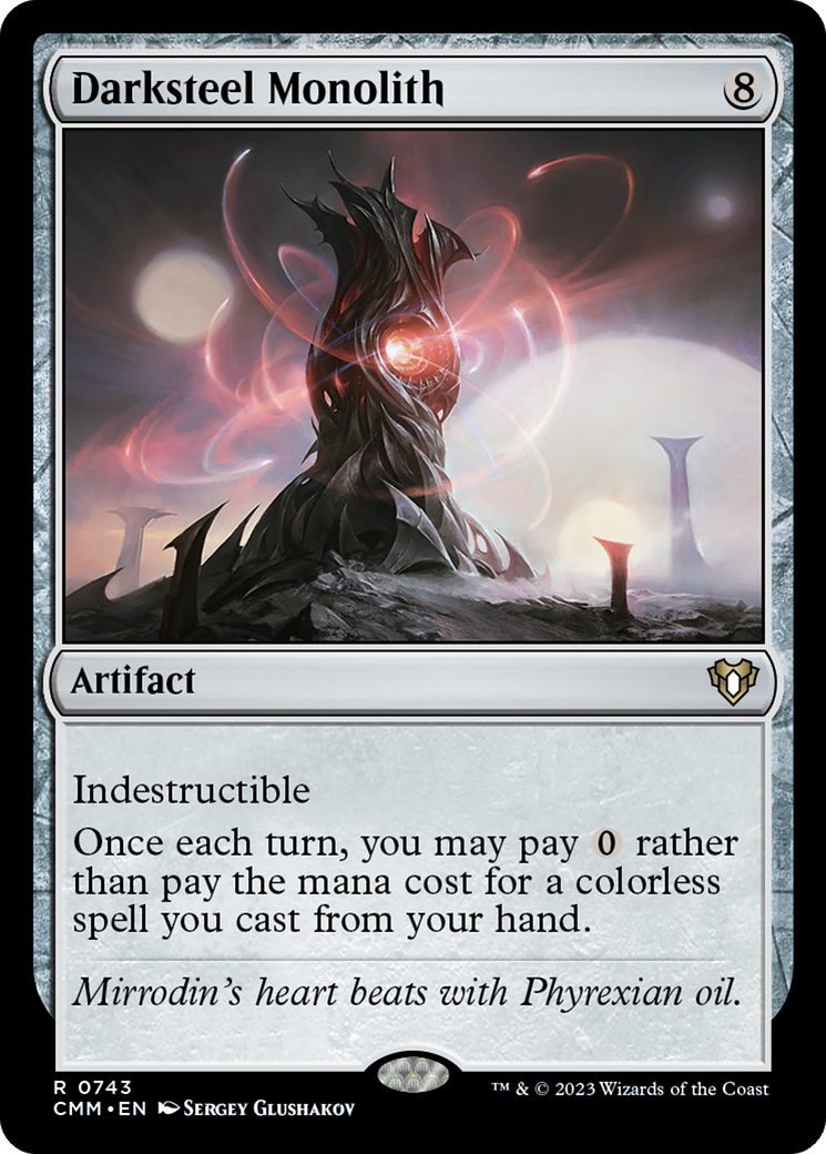 Darksteel Monolith (CMM-743) - Commander Masters