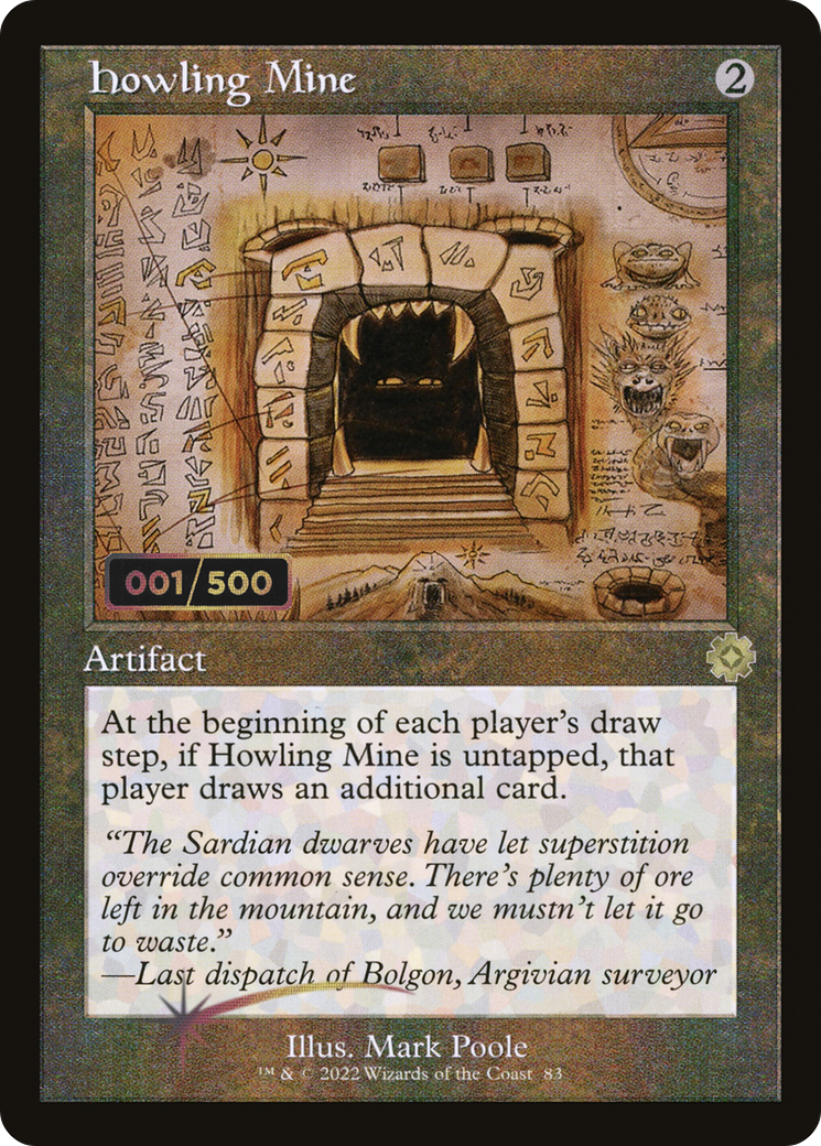 Howling Mine (BRR-83Z) - The Brothers' War Retro Artifacts Foil