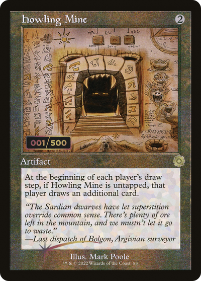 Howling Mine (BRR-83Z) - The Brothers' War Retro Artifacts Foil