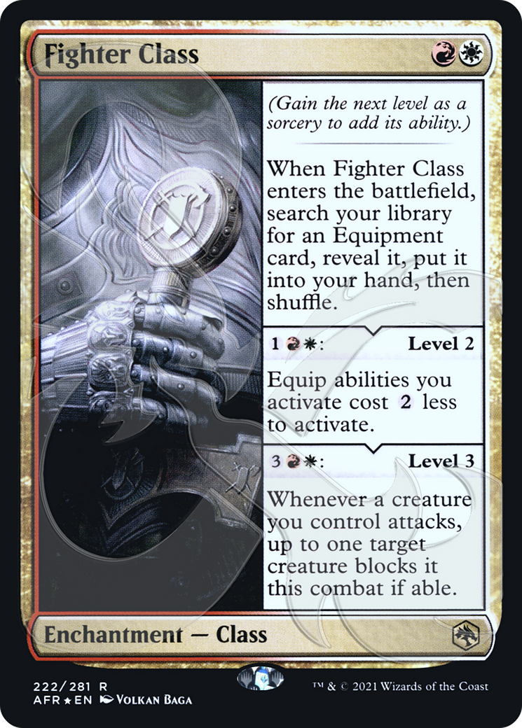 Fighter Class (AFR&-222A) - Adventures in the Forgotten Realms Promos Foil