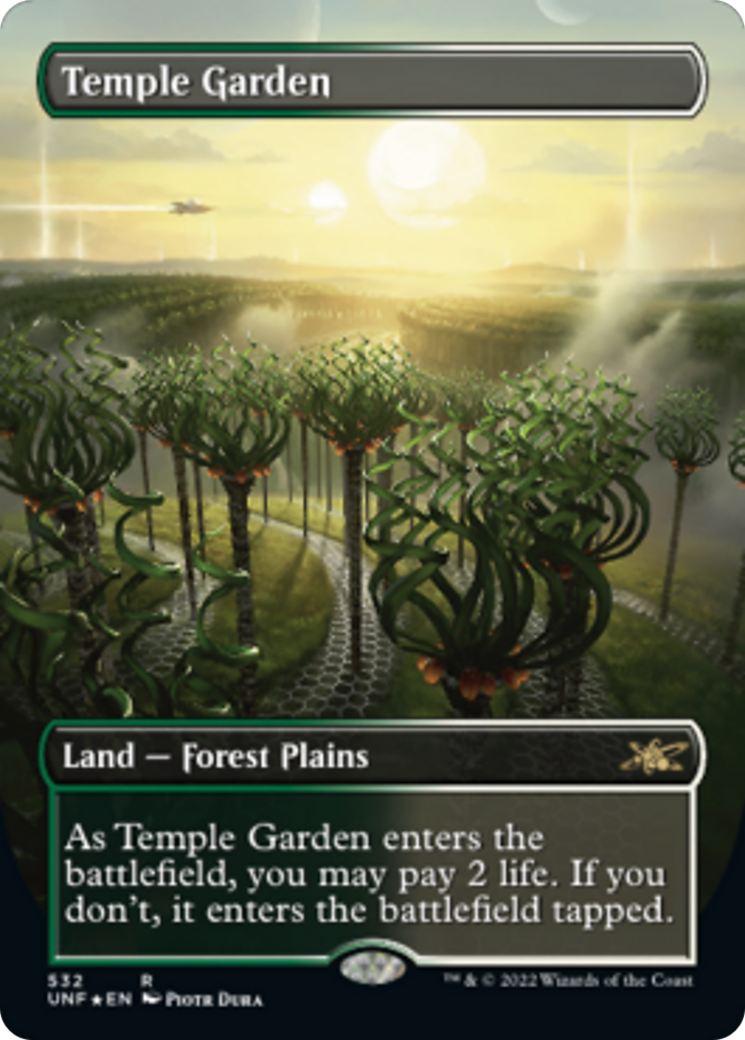 Temple Garden (UNF-532) - Unfinity (Borderless) Foil