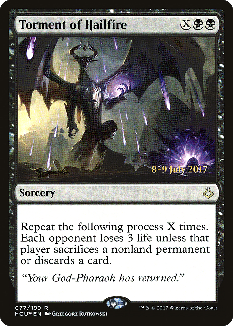 Torment of Hailfire (PRE-77S) - Hour of Devastation Promos Foil