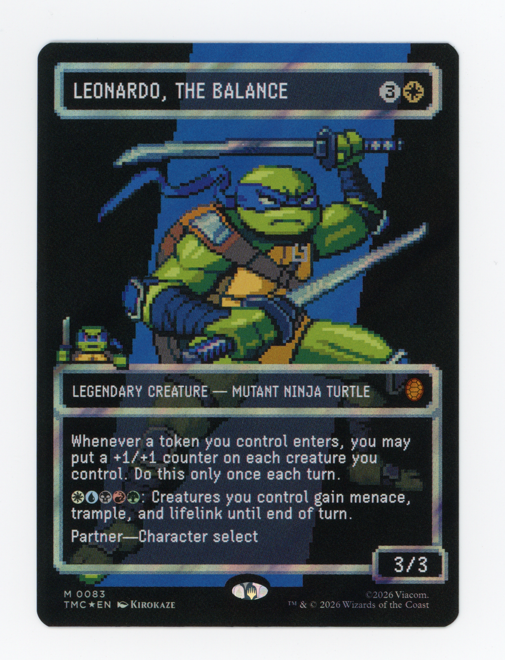 Leonardo, the Balance — Borderless|Pixel|Surge Foil — ID 16633