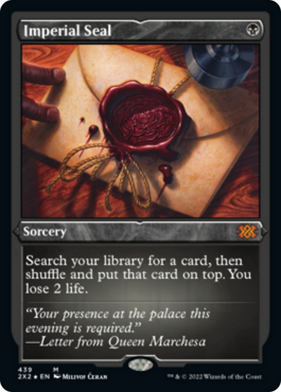Imperial Seal (2X2-439) - Double Masters 2022 Etched Foil