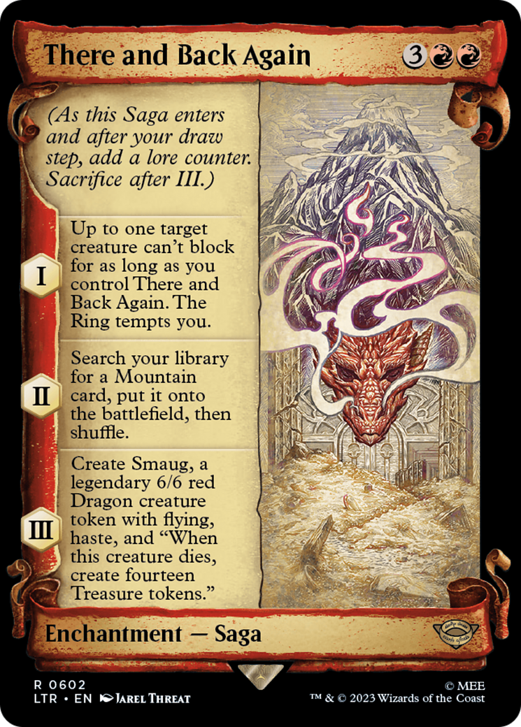 There and Back Again (LTR-602) - The Lord of the Rings: Tales of Middle-earth: (Showcase) Foil