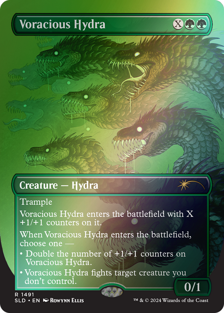 Voracious Hydra (SLD-1491â˜…) - Secret Lair Drop (Borderless) Foil