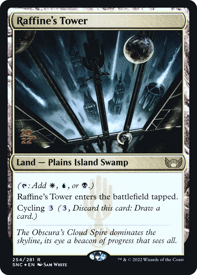 Raffine's Tower (PRE-254S) - Streets of New Capenna Promos Foil
