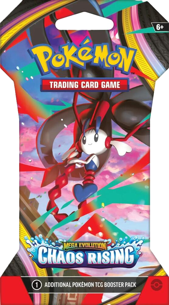 Pokemon Mega Evolution Chaos Rising Sleeved Booster Pack