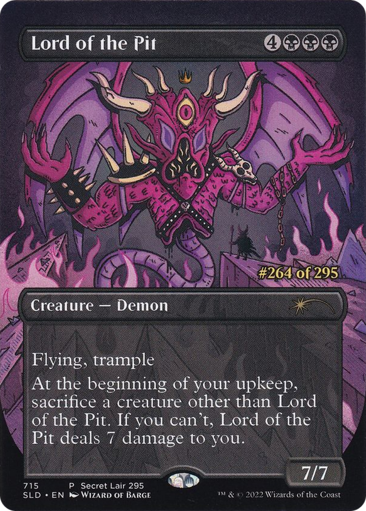 Lord of the Pit (SLD-715) - Secret Lair Drop (Borderless)