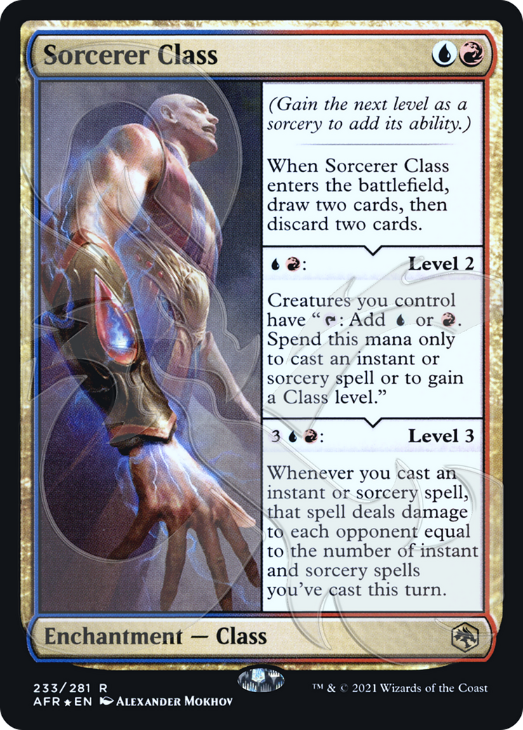 Sorcerer Class (AFR&-233A) - Adventures in the Forgotten Realms Promos Foil