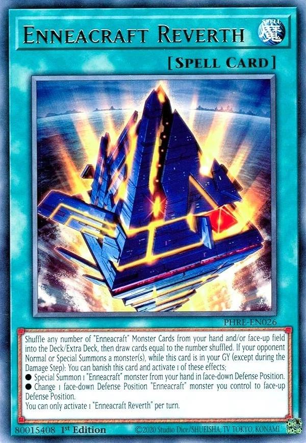 Enneacraft Reverth - PHRE-EN026 - Rare - 1st Edition