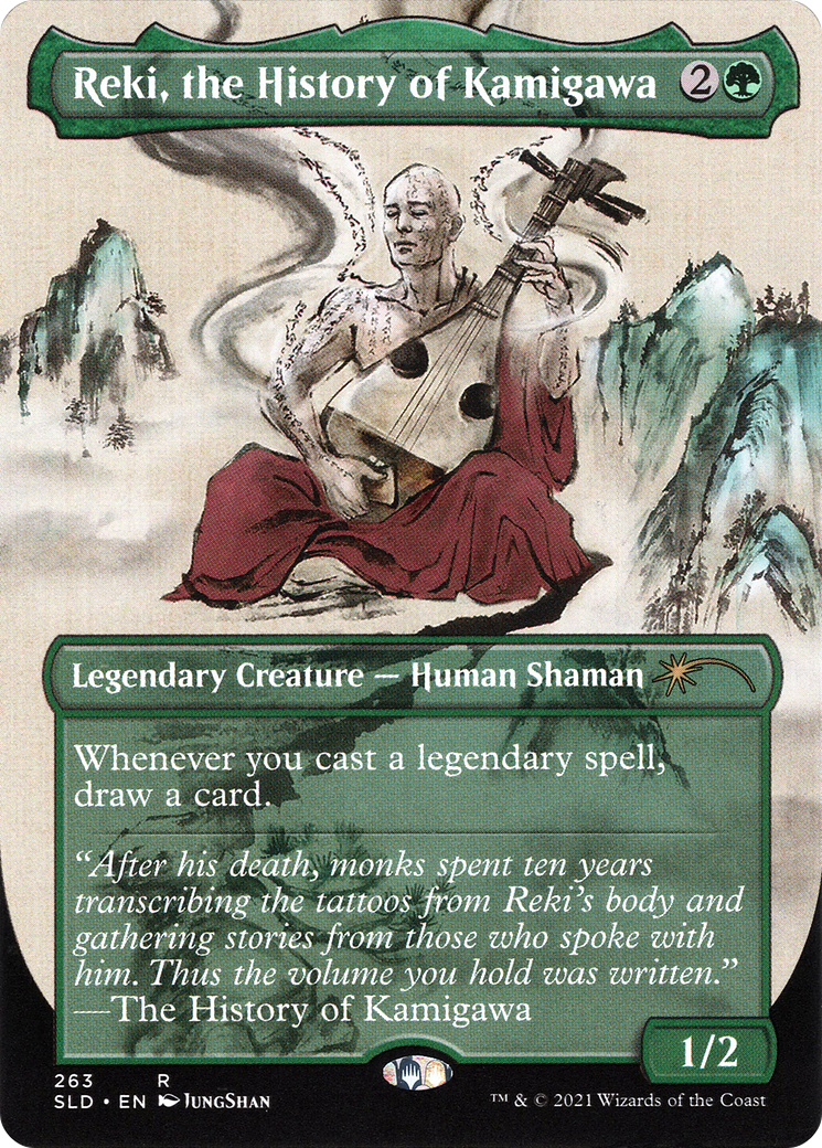 Reki, the History of Kamigawa (SLD-263) - Secret Lair Drop (Borderless) Foil