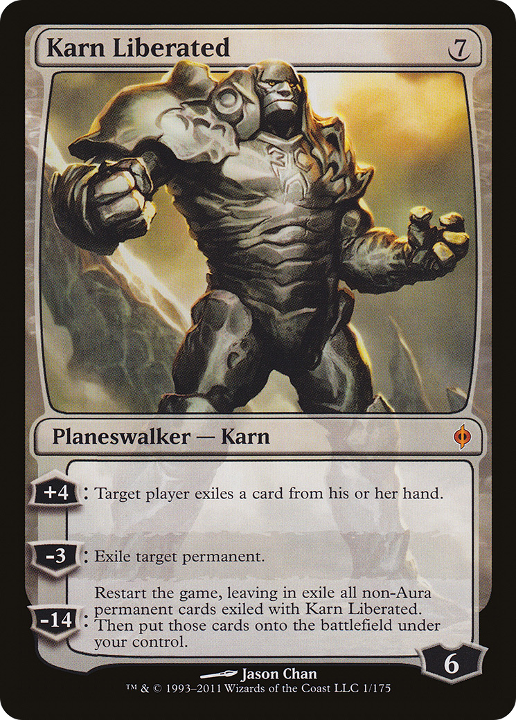 Karn Liberated (NPH-001) - New Phyrexia Foil