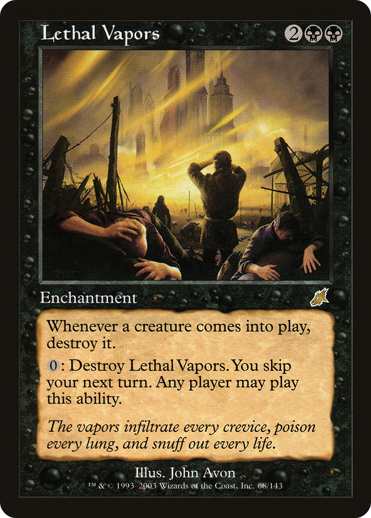 Lethal Vapors (SCG-068) - Scourge Foil