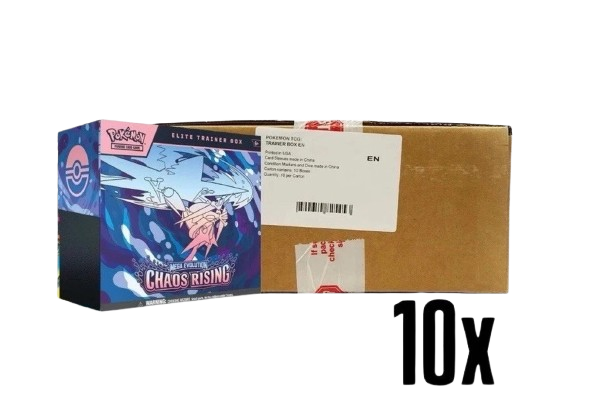 Sealed Case Chaos Rising ETB - ME04