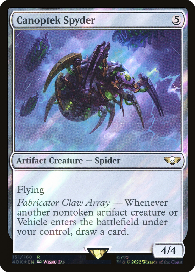 Canoptek Spyder (40K-151â˜…) - Warhammer 40,000 Commander Foil