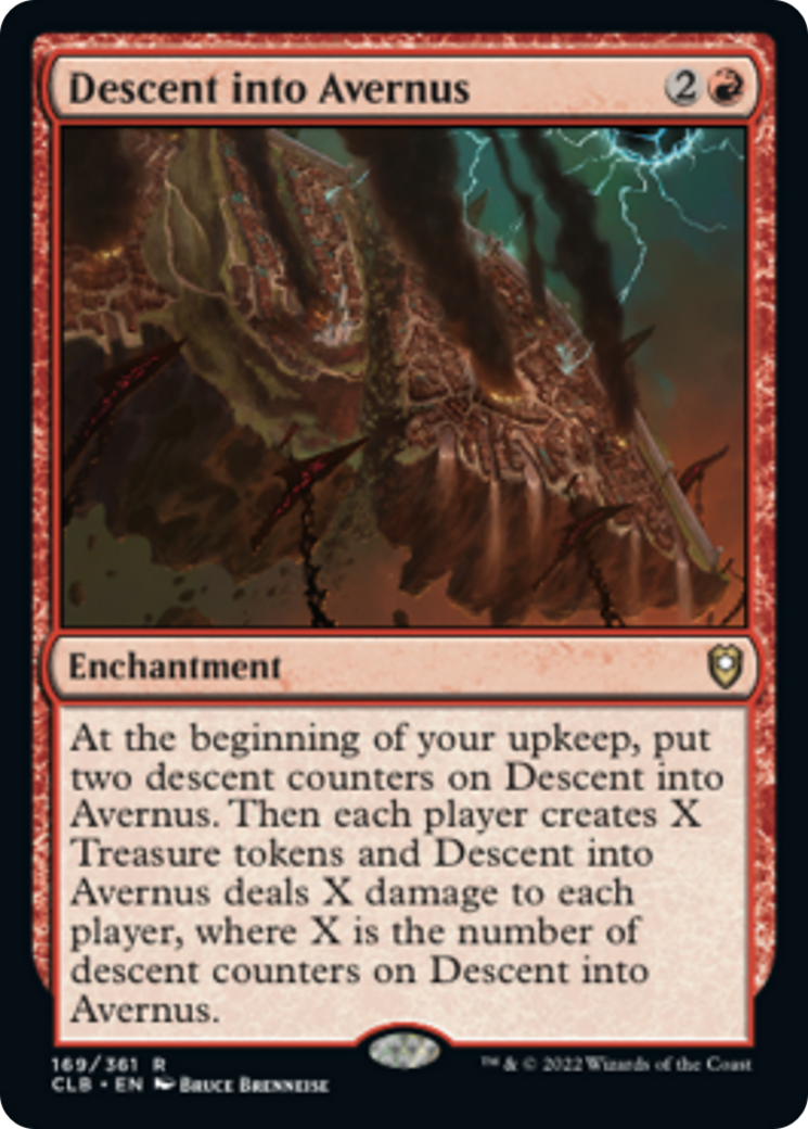 Descent into Avernus (CLB-169) - Commander Legends: Battle for Baldur's Gate Foil