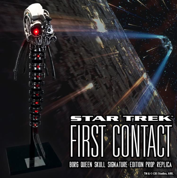 Factory Entertainment Star Trek: First Contact Borg Queen Skull Signature Edition Prop Replica