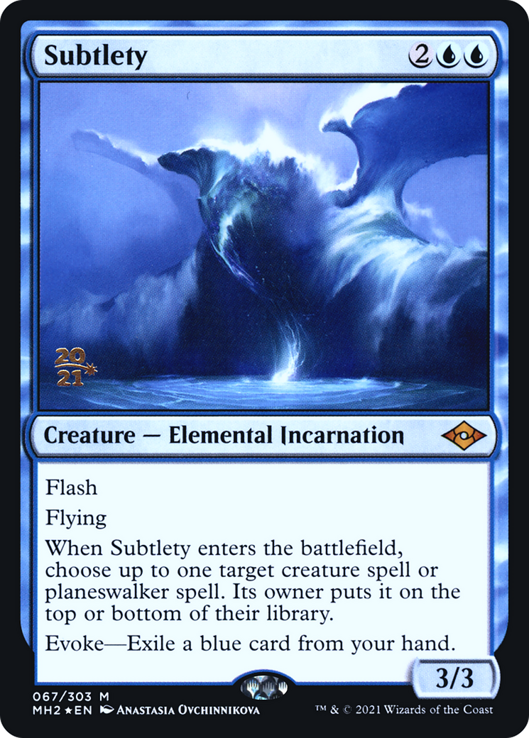 Subtlety (PRE-67S) - Modern Horizons 2 Promos Foil