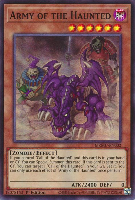 Army of the Haunted - MZMU-EN002 - Super Rare - 1st Edition