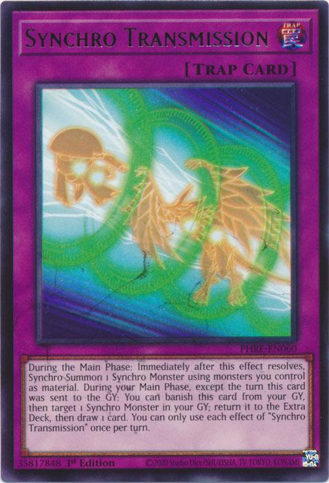 Synchro Transmission - PHRE-EN060 - Rare - 1st Edition