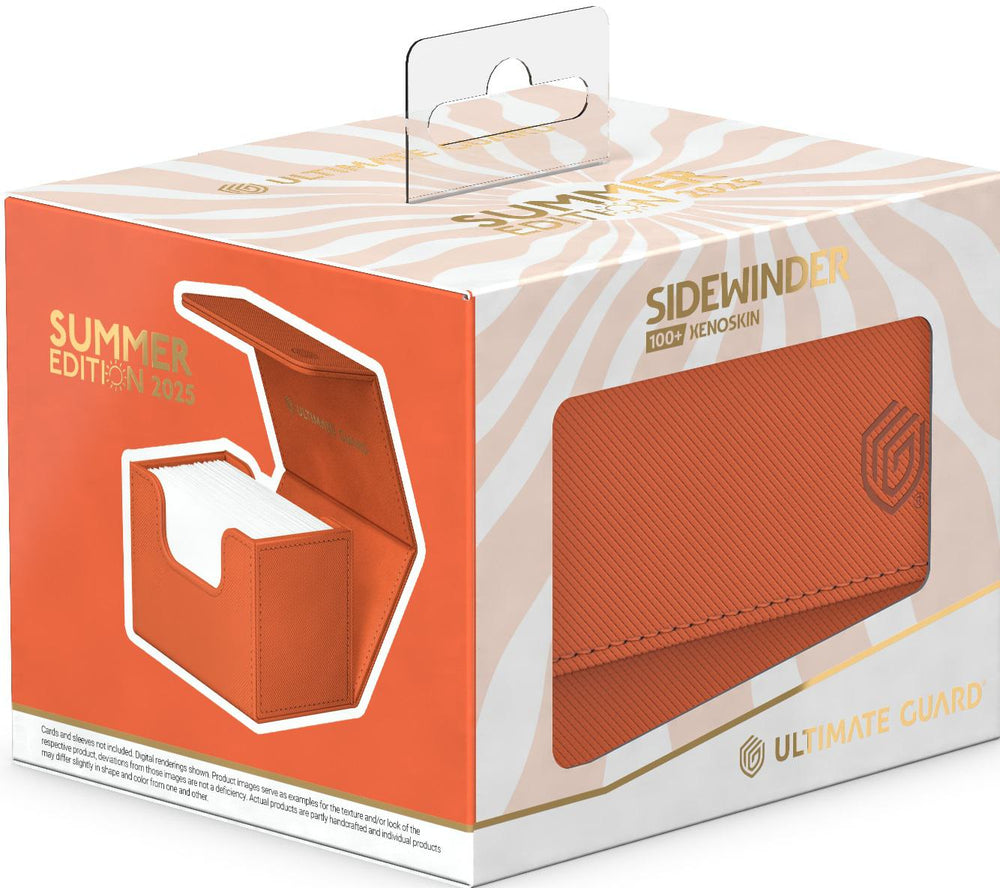 Ultimate Guard Sidewinder XenoSkin Deck Case - 100+ - Summer Edition 2025 - Peach