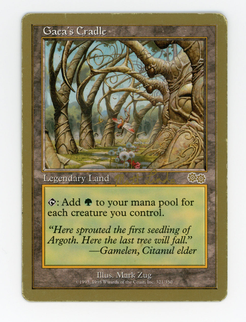 Gaea's Cradle — Damaged — ID 17227