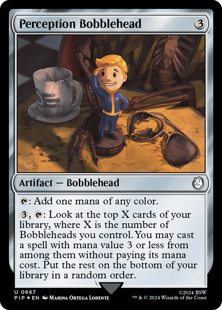 Perception Bobblehead (PIP-667) - Fallout Foil