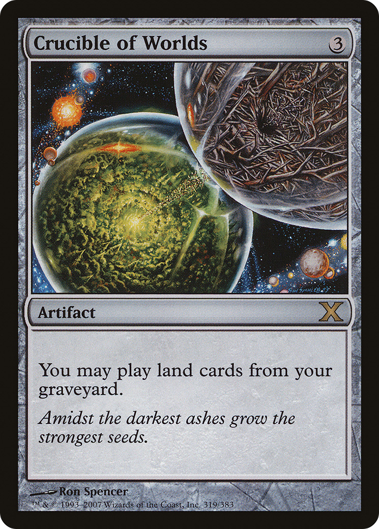 Crucible of Worlds (10E-319) - Tenth Edition Foil