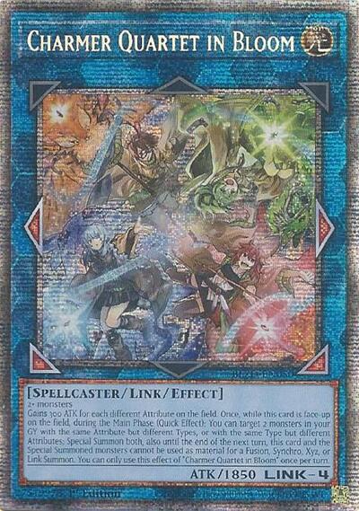 Charmer Quartet in Bloom - BLZD-EN050 - Starlight Rare - 1st Edition