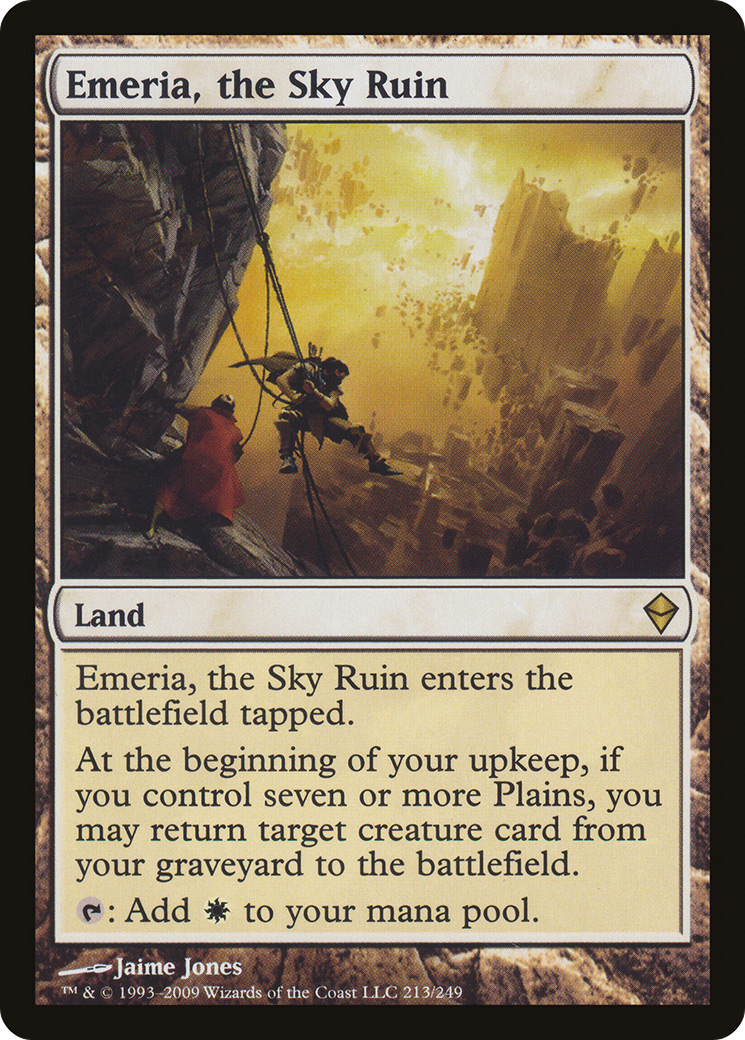 Emeria, the Sky Ruin (ZEN-213) - Zendikar Foil
