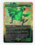 Traveling Chocobo — Borderless|Neon Ink Showcase|Green|Foil — ID 17624