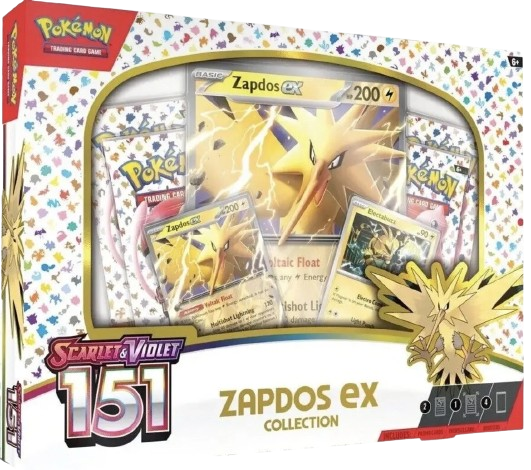 Pokemon Scarlet & Violet 151 Zapdos ex Collection