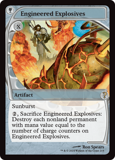 Engineered Explosives (MB2-218) - Mystery Booster 2 Foil