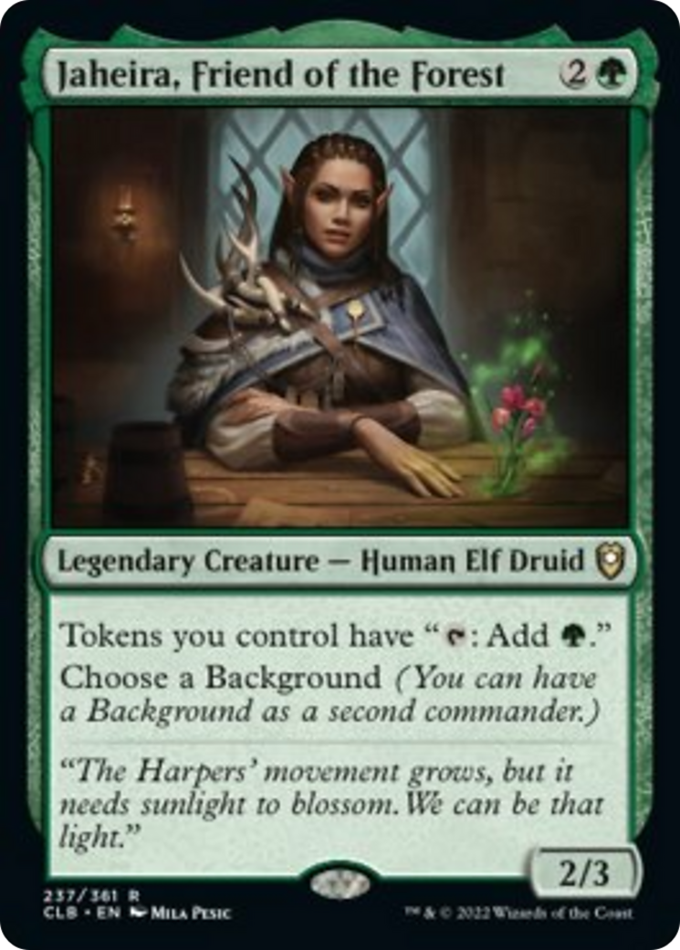 Jaheira, Friend of the Forest (CLB-237) - Commander Legends: Battle for Baldur's Gate Foil