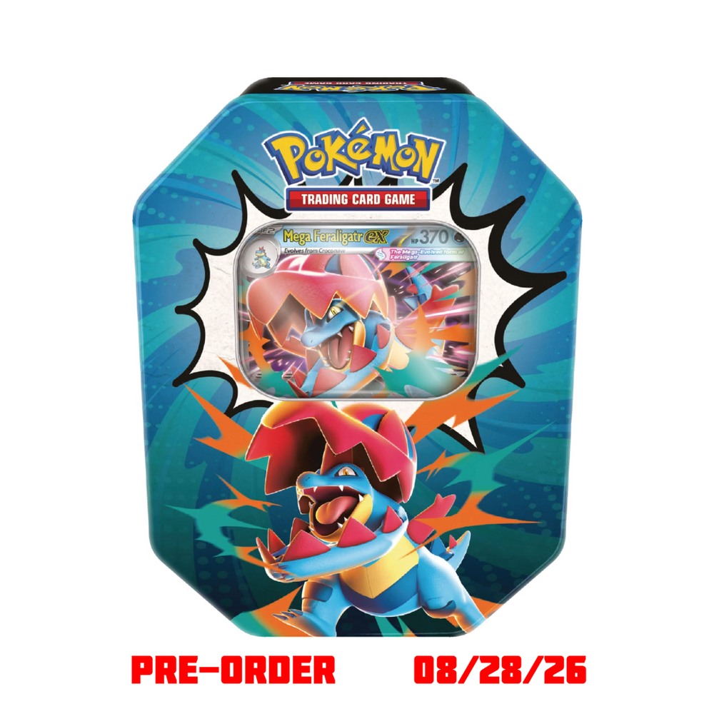 Mega Evolution: Ascended Heroes Tin - Mega Feraligatr