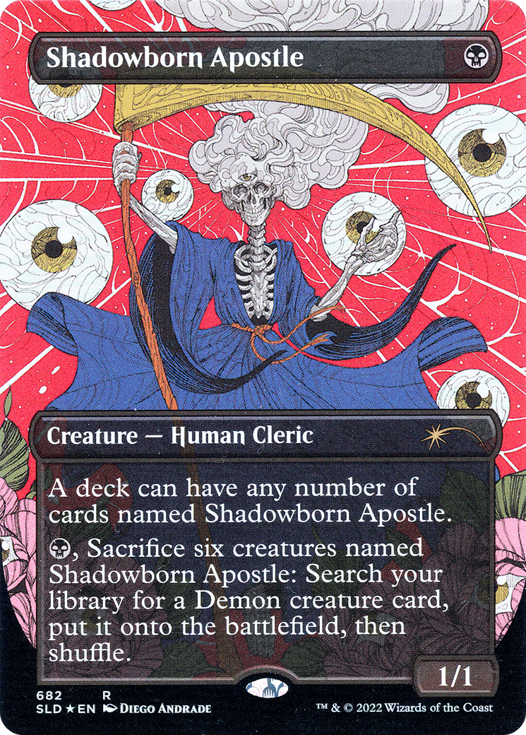 Shadowborn Apostle (SLD-682) - Secret Lair Drop (Borderless) Foil