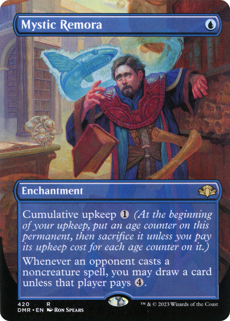 Mystic Remora (DMR-420) - Dominaria Remastered (Borderless) Foil